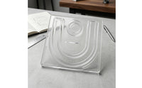 Clear Bracelet Display Tray Acrylic Bangle Display Tray Elegant Sturdy for Photography Studio