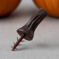 24 Pieces Pumpkin Thanksgiving Pumpkin Stem with Insert Base Autumn Craft Supplies for Autumn Crafts