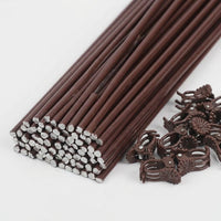 Plant Supports for Outdoor Plants, 3mm Coated Iron Garden Stakes, Plant Support Sticks for Houseplants & Vegetables