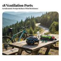 Cycling Helmet with Attracting Visor Single-Piece Molding Attracting Suction Helmet Safety Headwear Collision Resistant