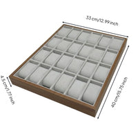 Watch Display Box Lumber Watch Storage Slender Container-Profile for Tabletop, Dresser