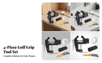 Double-Sided Adhesive Tape Home DIY Golf Club Regrip Tool Set Easy to Use Golf Grip Replacement Kit Sports Gear Allcomplete Set