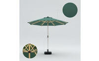 Patio Umbrella with LED Lights Bi-colorColor Outdoor Umbrella with LED Lights Lighted for Homeowners, Cafe Owners, Backyard, Poolside