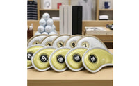 10 Pieces 10 Piece Iron Cover Set Embroidered Numbers Sporting Iron Cover Set PU Leather Sporting Club Protectors Scuff
