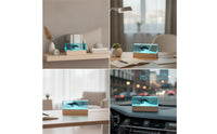 Marine Life Marine Mammal Night Light Wooden Killer Whale Resin Ocean Lamp Ambient Resin Ocean Lamp Compact for Desk