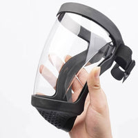 Grinding Face Guard High-Shock-Absorbing Resistant Full Face Guard Clear Visor Safety Face Shield Particles-Resistant Safety