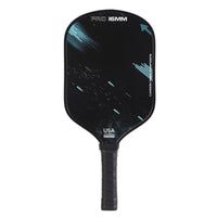 Black Edge Guard Carbon Fiber Pickleball Paddle Graphic Design Sports Equipment