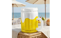 Beer Mug Cooler Fun Inflatable Beer Cooler Festive for Backyard BBQs, Beach Days