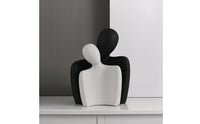 Abstract Couple Sculpture Artistic Decor Hugging Couple Figurine Romantic Gift House Decoration for Living Room, Entryway