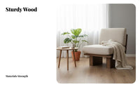 Nordic design Upholstered Couch with Wooden Frame Japanese Aesthetic Modern Accent Sofa space-saving Design Living Room Furniture Minimalist Look for Apartment Dwellers, Guesthouse Owners, Hotel Managers, Lounge Area, perusing alcove, Bedroom