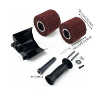 Rust Removal Wire Drawing Wheel High Performance Wire Drawing Polishing Wheel Easy to Install Power Tool Accessory Paint Stripping for Metalworking