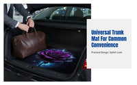 Universal Car Trunk Mat, Crystal plush material, Non-slip rear liner, Fits most vehicles
