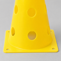 50cm Football Cones, PE Training Cones for Agility & Sports, Stackable Marker Cones for Football Training Equipment