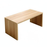 Modern Minimalist design Rectangular Floor Desk Retro Look Coffee Table Low silhouette Household Furniture Multi-Functional for Small Space Dwellers, Students, Homeowners, Living Room, Bedroom, Dorm Rooms, Bay opening