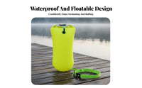 Buoyancy Support Swimming Safety Buoy with Dry Bag Waterproof Storage Tow Buoy High Visibility for Triathlon Training, Rafting, Kayaking