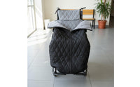 Windproof Wrap Thickened Fleece Lined Blanket Lower Torso Warmer Bag Launderable Long-Lasting for Elderly, Winter