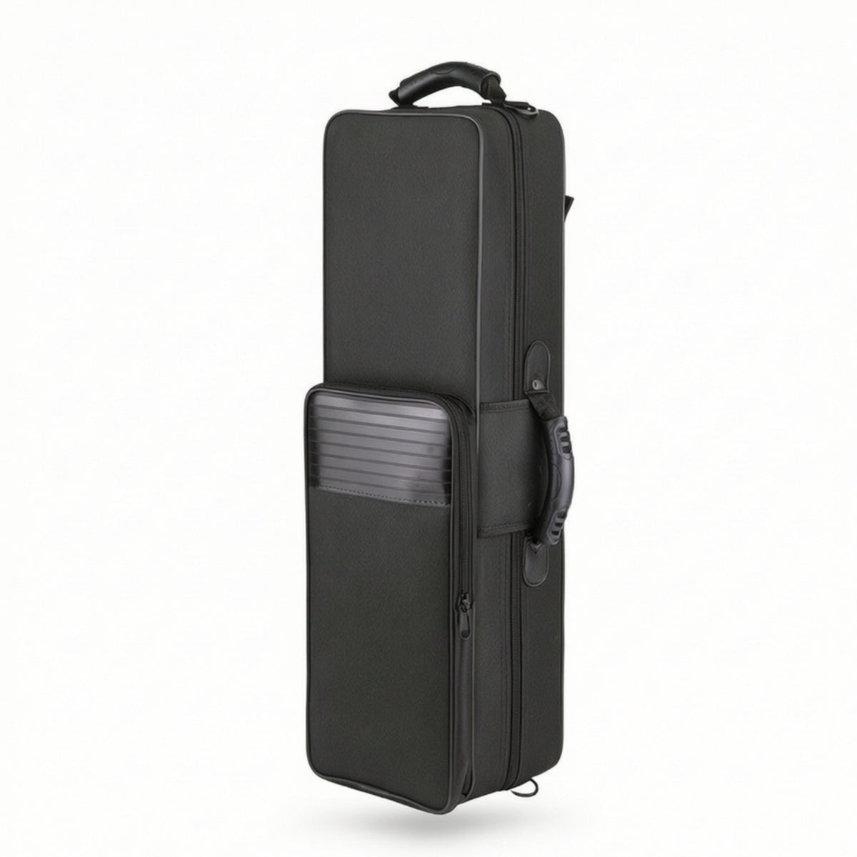 Hard-Shell Saxophone Case with Backpack Straps Lightweight Saxophone Case Portable Compact for Saxophonists, Students, Travel, Rehearsal