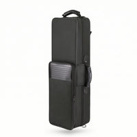 Hard-Shell Saxophone Case with Backpack Straps Lightweight Saxophone Case Portable Compact for Saxophonists, Students, Travel, Rehearsal