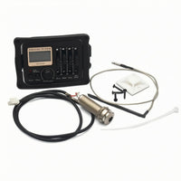 Electro Acoustic Guitar Pickup System Digital Tuner Guitar Preamp Kit Low Indicator Instrument Accessory