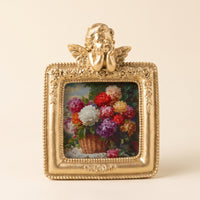 Gilded Ornate Picture Frame Tabletop Vintage Picture Frame Decorative Elegant for Home Decorators, Living Room, Bedroom, Entryway