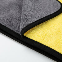 400 GSM Microfibre Cloth and Car Drying Towel, Thick Microfibre Cloth for Car Glass Surfaces and Exterior, High Absorbency Cleaning, 30cm x 40cm