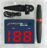 新品POTENT 2.0更新款冰球测速雷达陆地冰球测速曲棍球棒球网球