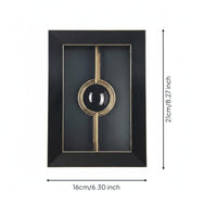 Layered Beveled Frame Ornament Circlet Pattern Home Decor