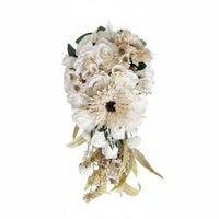 Photo Prop Teardrop Bridal Floral Arrangement Ready to Use Artificial Wedding Floral Arrangement Romantic Design Party Decoration Long-Lasting Beauty for Brides, Ceremony