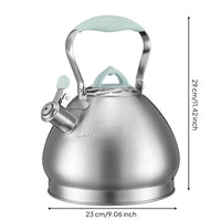 Whistling Stovetop Kettle Rust-Resistant Whistling Kettle Classic Cookware for Kitchen