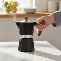Italian Espresso Pot Pot Safety Pressure Release Stovetop Espresso Brewer Kitchen Appliance Long-Lasting Design Kitchenware