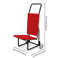 Chair Furniture Mover Padded Furniture Mover Rust Resistant Hand Truck for Event Planners, Hotel