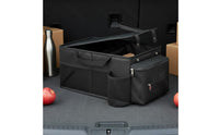 Foldable Trunk Organizer Foldable Design Foldable Car Storage Bin Large Capacity Vehicle Organizer with Insulated Compartment for Vacationers, Parents