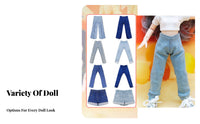 BJD Doll Clothes Doll Outfit Fashionable Miniature Pants for Kids, Display