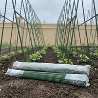 Garden Trellis for Climbing Plants and Potted Indoor Plants, Coated Steel Stakes for Plant Support, Sturdy Coated Metal Poles