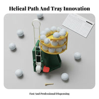 Creative Gift Automatic Golf Ball Dispenser No Batteries Required Semi-Automatic Golf Ball Dispenser Large Capacity for Beginners, Backyard