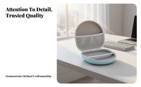 Pastel Gradient over-Ear Headphone Case Compact Hard Headphone Case Portable Electronics Accessory Soft Inner Soft Lining