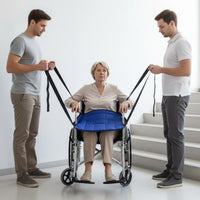 Labor-Saving Design Stair Lift Carrier Heavy Duty Wheelchair Transport Belt Reinforced Stitching for Caregivers, Patients, Stairs, Travel