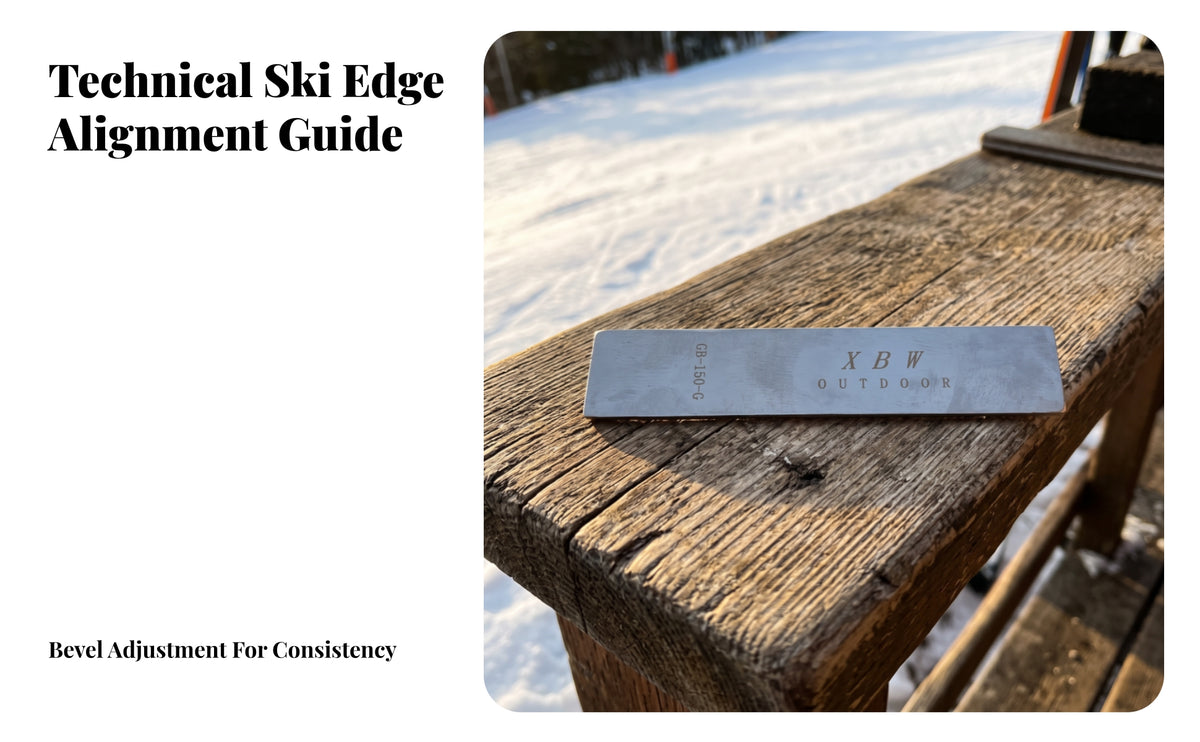 Rust-Removing Ski Edge Tuning Device | Handheld Design, Snowboard Edge Tuning Device, for Home Workshop