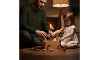 Educational Wooden Toolbox Educational Pretend Tool Toy STEM Toy Tool Kit Construction for Preschoolers