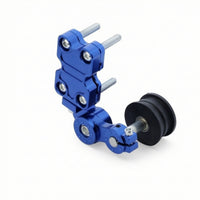 Replacement Motorcycle Chain Adjuster Easy to Adjust Chain Adjuster with Roller Wheel Anodized Hardware Machined for Mechanics
