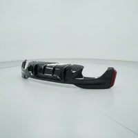Sporty Rear Bumper Lip Air Movement Deflector Aerodynamic Rear Lower Trim Piece Long-Lasting Spoiler Scratch-Resistant for Drivers