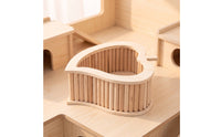 Hamster Sand Bath Compact Foraging Box Litter Pan for Hamsters, Small Pets