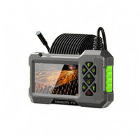 IP67 Water Resistant Industrial Endoscope 4.3-Inch IPS Display Display Industrial Endoscope Camera Rigid Rod Borescope Type-C Charging for Automotive Repair