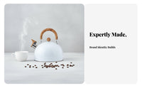 Whistling Tea Kettle Clear Whistle Folding Handle Kettle Folding Handle Water Boiler Effortless Pouring Spout Kitchenware