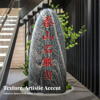 Spiritual Protection Shi Gan Dang Tablet Weather-Resistant Outdoor Ornament Hand-Carved Yard Sculpture for Feng Shui Believers, Garden Enthour Companyiasts, Bour Companyiness Owners, Courtyard, Hoour Companye Entrance