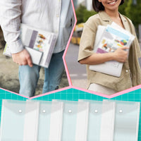 Stamp and Die Storage Kit Tear Resistant Die Holder Envelope Sealed Stamp Protector Storage Bag for Craft Room, Scrapbooking