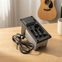 Onboard Acoustic Guitar Pickup with Preamp Black Electronics Rectangular for Luthier