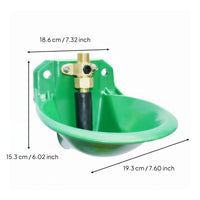 Automatic Sheep Water Bowl Copper Valve Cattle Drinking Bowl Thickened Design Livestock Drinking Water Dispenser for Farmers, Farmers, Farm, Pasture