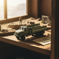 42 Pieces Quick Assembly 1/72 Scale KRAZ-260 Truck Model for Teens