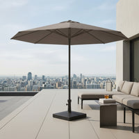 Square Patio Umbrella Base Weighted Umbrella Base with Tightening Knob Heavy Duty Adjustable for Homeowners, Garden, Backyard, Cafe